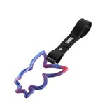 Bunny JDM Tsurikawa Drift Subway Train Bus Handle Strap – Universal Car Interior Hanging Charm, Black PVC X1