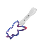 Bunny JDM Tsurikawa Drift Subway Train Bus Handle Strap – Universal Car Interior Hanging Charm, White PVC X1