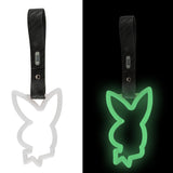 Bunny JDM Tsurikawa Drift Subway Train Bus Handle Strap – Universal Car Interior Hanging Charm, Carbon Fiber Pattern PVC X2