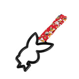 Bunny JDM Tsurikawa Drift Subway Train Bus Handle Strap – Universal Car Interior Hanging Charm, Bosozoku Red Dogs Pattern Retro Nylon Strap X1