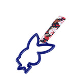 Bunny JDM Tsurikawa Drift Subway Train Bus Handle Strap – Universal Car Interior Hanging Charm, Bosozoku Black Cats Pattern Retro Nylon Strap X1