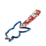 Bunny JDM Tsurikawa Drift Subway Train Bus Handle Strap – Universal Car Interior Hanging Charm, Bosozoku Red Cats Pattern Retro Nylon Strap X1
