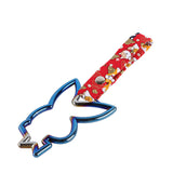 Bunny JDM Tsurikawa Drift Subway Train Bus Handle Strap – Universal Car Interior Hanging Charm, Bosozoku Red Dogs Pattern Retro Nylon Strap X1