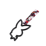 Bunny JDM Tsurikawa Drift Subway Train Bus Handle Strap – Universal Car Interior Hanging Charm, Bosozoku Black Cats Pattern Retro Nylon Strap X1
