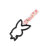 Bunny JDM Tsurikawa Drift Subway Train Bus Handle Strap – Universal Car Interior Hanging Charm, Bosozoku Pink Flowers Pattern Retro Nylon Strap X1