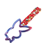Bunny JDM Tsurikawa Drift Subway Train Bus Handle Strap – Universal Car Interior Hanging Charm, Bosozoku Red Dogs Pattern Retro Nylon Strap X1