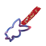 Bunny JDM Tsurikawa Drift Subway Train Bus Handle Strap – Universal Car Interior Hanging Charm, Bosozoku Red Flowers Pattern Retro Nylon Strap X1