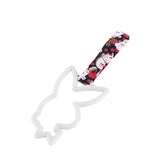 Bunny JDM Tsurikawa Drift Subway Train Bus Handle Strap – Universal Car Interior Hanging Charm, Bosozoku Black Cats Pattern Retro Nylon Strap X1