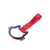 Cat-Shaped Kitty JDM Tsurikawa Drift Subway Train Bus Handle Strap – Universal Car Interior Hanging Charm, Red Nylon X1