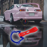 Cat-Shaped Kitty JDM Tsurikawa Drift Subway Train Bus Handle Strap – Universal Car Interior Hanging Charm, Red PVC X1