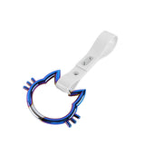 Cat-Shaped Kitty JDM Tsurikawa Drift Subway Train Bus Handle Strap – Universal Car Interior Hanging Charm, White PVC X1