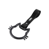 Cat-Shaped Kitty JDM Tsurikawa Drift Subway Train Bus Handle Strap – Universal Car Interior Hanging Charm, Black PVC X1