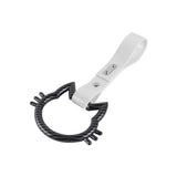 Cat-Shaped Kitty JDM Tsurikawa Drift Subway Train Bus Handle Strap – Universal Car Interior Hanging Charm, White PVC X1