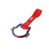 Cat-Shaped Kitty JDM Tsurikawa Drift Subway Train Bus Handle Strap – Universal Car Interior Hanging Charm, Red PVC X1