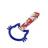 Cat-Shapped Kitty JDM Tsurikawa Drift Subway Train Bus Handle Strap – Universal Car Interior Hanging Charm, Bosozoku Red Cats Pattern Retro Nylon Strap X1