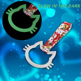Cat-Shapped Kitty JDM Tsurikawa Drift Subway Train Bus Handle Strap – Universal Car Interior Hanging Charm, Bosozoku Red Cats Pattern Retro Nylon Strap X1