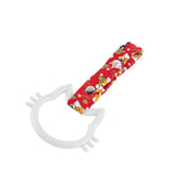 Cat-Shapped Kitty JDM Tsurikawa Drift Subway Train Bus Handle Strap – Universal Car Interior Hanging Charm, Bosozoku Red Dogs Pattern Retro Nylon Strap X1