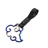 Japanese Cloud-Shaped JDM Tsurikawa Drift Subway Train Bus Handle Strap – Universal Car Interior Hanging Charm, Black Nylon X1