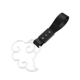 Japanese Cloud-Shaped JDM Tsurikawa Drift Subway Train Bus Handle Strap – Universal Car Interior Hanging Charm, Black Nylon X1