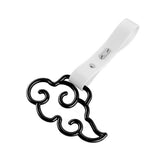 Japanese Cloud-Shaped JDM Tsurikawa Drift Subway Train Bus Handle Strap – Universal Car Interior Hanging Charm, White PVC X1