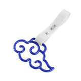 Japanese Cloud-Shaped JDM Tsurikawa Drift Subway Train Bus Handle Strap – Universal Car Interior Hanging Charm, White PVC X1