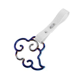 Japanese Cloud-Shaped JDM Tsurikawa Drift Subway Train Bus Handle Strap – Universal Car Interior Hanging Charm, White PVC X1
