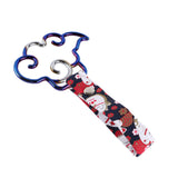 Japanese Cloud-Shaped JDM Tsurikawa Drift Subway Train Bus Handle Strap – Universal Car Interior Hanging Charm, Bosozoku Black Cats Pattern Retro Nylon Strap X1