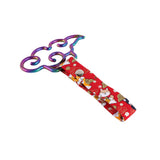 Japanese Cloud-Shaped JDM Tsurikawa Drift Subway Train Bus Handle Strap – Universal Car Interior Hanging Charm, Bosozoku Red Dogs Pattern Retro Nylon Strap X1