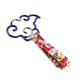 Japanese Cloud-Shaped JDM Tsurikawa Drift Subway Train Bus Handle Strap – Universal Car Interior Hanging Charm, Bosozoku Red Cats Pattern Retro Nylon Strap X1