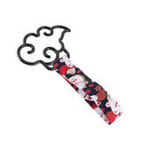 Japanese Cloud-Shaped JDM Tsurikawa Drift Subway Train Bus Handle Strap – Universal Car Interior Hanging Charm, Bosozoku Black Cats Pattern Retro Nylon Strap X1
