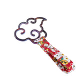 Japanese Cloud-Shaped JDM Tsurikawa Drift Subway Train Bus Handle Strap – Universal Car Interior Hanging Charm, Bosozoku Red Cats Pattern Retro Nylon Strap X1