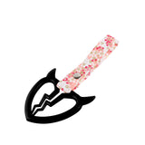 Devil Horns Broken Heart JDM Tsurikawa Drift Subway Train Bus Handle Strap – Universal Car Interior Hanging Charm, Bosozoku Pink Flowers Pattern Retro Nylon Strap X1