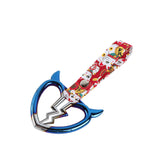 Devil Horns Broken Heart JDM Tsurikawa Drift Subway Train Bus Handle Strap – Universal Car Interior Hanging Charm, Bosozoku Red Cats Pattern Retro Nylon Strap X1