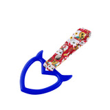Devil Horns Heart JDM Tsurikawa Drift Subway Train Bus Handle Strap – Universal Car Interior Hanging Charm, Bosozoku Red Cats Pattern Retro Nylon Strap X1
