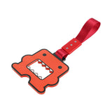 Kawaii Domo Monster Kun JDM Tsurikawa Drift Subway Train Bus Handle Strap – Universal Car Interior Hanging Charm, Red Nylon X1