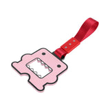 Kawaii Domo Monster Kun JDM Tsurikawa Drift Subway Train Bus Handle Strap – Universal Car Interior Hanging Charm, Red Nylon X1