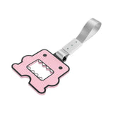 Kawaii Domo Monster Kun JDM Tsurikawa Drift Subway Train Bus Handle Strap – Universal Car Interior Hanging Charm, Silver Nylon X1