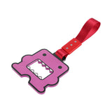Kawaii Domo Monster Kun JDM Tsurikawa Drift Subway Train Bus Handle Strap – Universal Car Interior Hanging Charm, Red Nylon X1