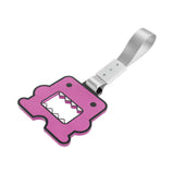 Kawaii Domo Monster Kun JDM Tsurikawa Drift Subway Train Bus Handle Strap – Universal Car Interior Hanging Charm, Silver Nylon X1