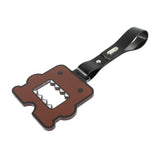 Kawaii Domo Monster Kun JDM Tsurikawa Drift Subway Train Bus Handle Strap – Universal Car Interior Hanging Charm, Black PVC X2