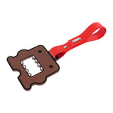 Kawaii Domo Monster Kun JDM Tsurikawa Drift Subway Train Bus Handle Strap – Universal Car Interior Hanging Charm, Red PVC X1