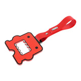 Kawaii Domo Monster Kun JDM Tsurikawa Drift Subway Train Bus Handle Strap – Universal Car Interior Hanging Charm, Red PVC X1