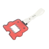 Kawaii Domo Monster Kun JDM Tsurikawa Drift Subway Train Bus Handle Strap – Universal Car Interior Hanging Charm, White PVC X1