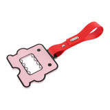 Kawaii Domo Monster Kun JDM Tsurikawa Drift Subway Train Bus Handle Strap – Universal Car Interior Hanging Charm, Red PVC X1