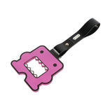 Kawaii Domo Monster Kun JDM Tsurikawa Drift Subway Train Bus Handle Strap – Universal Car Interior Hanging Charm, Black PVC X2