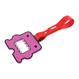 Kawaii Domo Monster Kun JDM Tsurikawa Drift Subway Train Bus Handle Strap – Universal Car Interior Hanging Charm, Red PVC X1