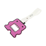Kawaii Domo Monster Kun JDM Tsurikawa Drift Subway Train Bus Handle Strap – Universal Car Interior Hanging Charm, White PVC X1