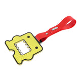 Kawaii Domo Monster Kun JDM Tsurikawa Drift Subway Train Bus Handle Strap – Universal Car Interior Hanging Charm, Red PVC X1