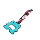 Kawaii Domo Monster Kun JDM Tsurikawa Drift Subway Train Bus Handle Strap – Universal Car Interior Hanging Charm, Bosozoku Black Cats Pattern Retro Nylon Strap X1