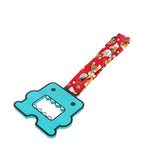 Kawaii Domo Monster Kun JDM Tsurikawa Drift Subway Train Bus Handle Strap – Universal Car Interior Hanging Charm, Bosozoku Red Dogs Pattern Retro Nylon Strap X1
